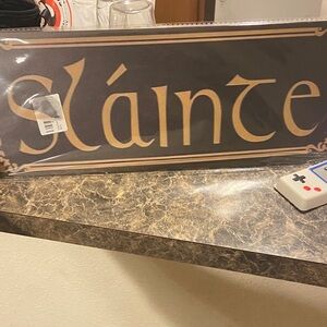 Sláinte Decorative Sign ( wooden)
(Means Good Health)
